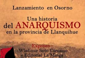 Osorno:  este viernes se presenta libro sobre la historia del anarquismo en la Provincia de Llanquihue