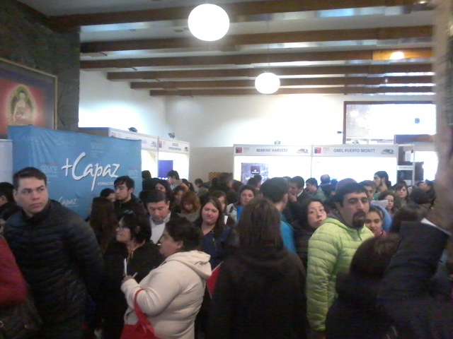Puerto Montt: empezó la Feria de Empleo Sence 2017