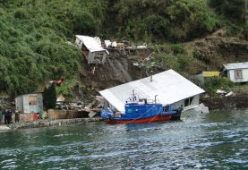 Derrumbe de casa en Isla Tenglo lleva a Gobernación solicitar informe a SERNAGEOMIN