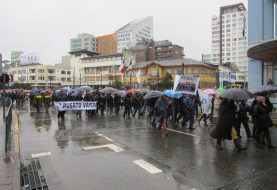 Puerto Montt: profesores marcharon en rechazo al proyecto de Ley de Nueva Educación Pública