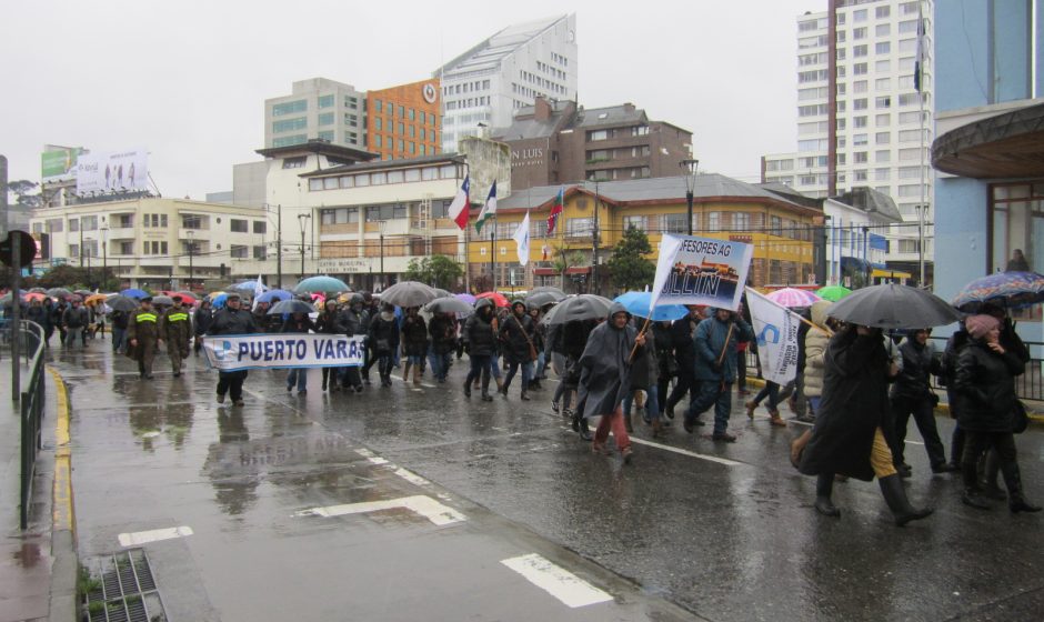 Puerto Montt: profesores marcharon en rechazo al proyecto de Ley de Nueva Educación Pública