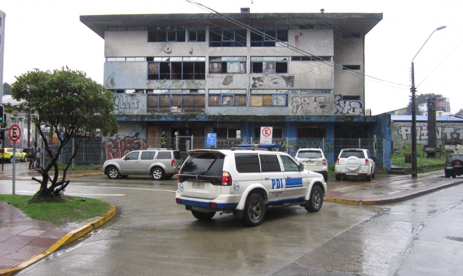 Puerto Montt: ministro Alvaro Mesa en diligencias en centro de tortura en dictadura ex PDI