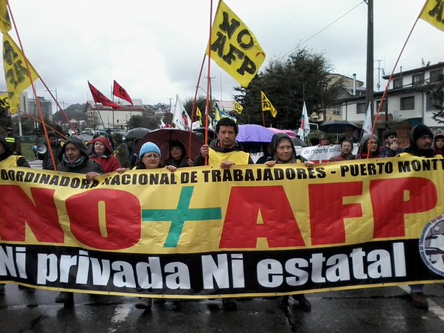Puerto Montt: Se realizo nueva marcha NO+AFP