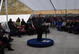 Los Muermos: presidenta Bachelet inauguro obras en Estaquilla
