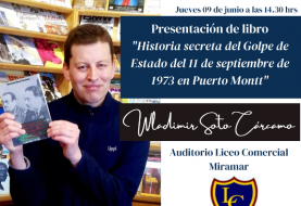 Este jueves se realizara lanzamiento libro sobre  el  golpe de estado  del 11 de septiembre de 1973 en    Puerto Montt